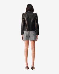 Ofelia leather jacket - Black
