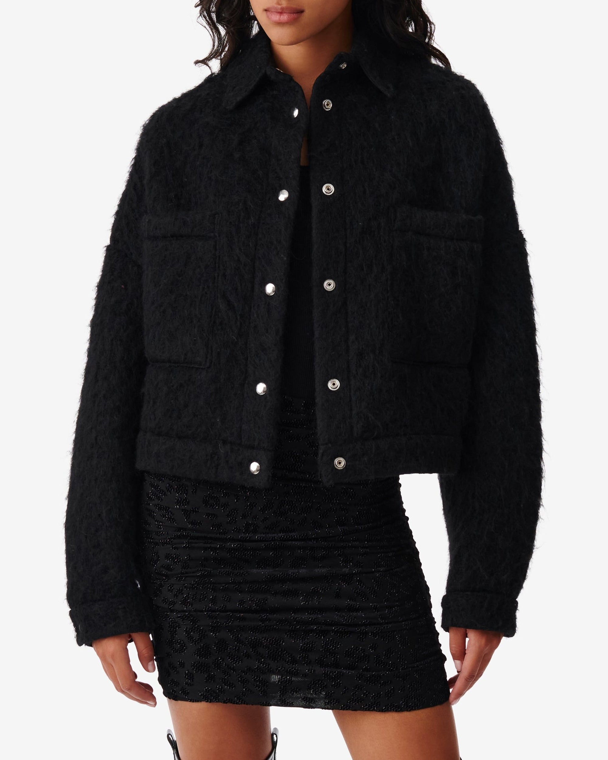 Domal wool jacket - Black