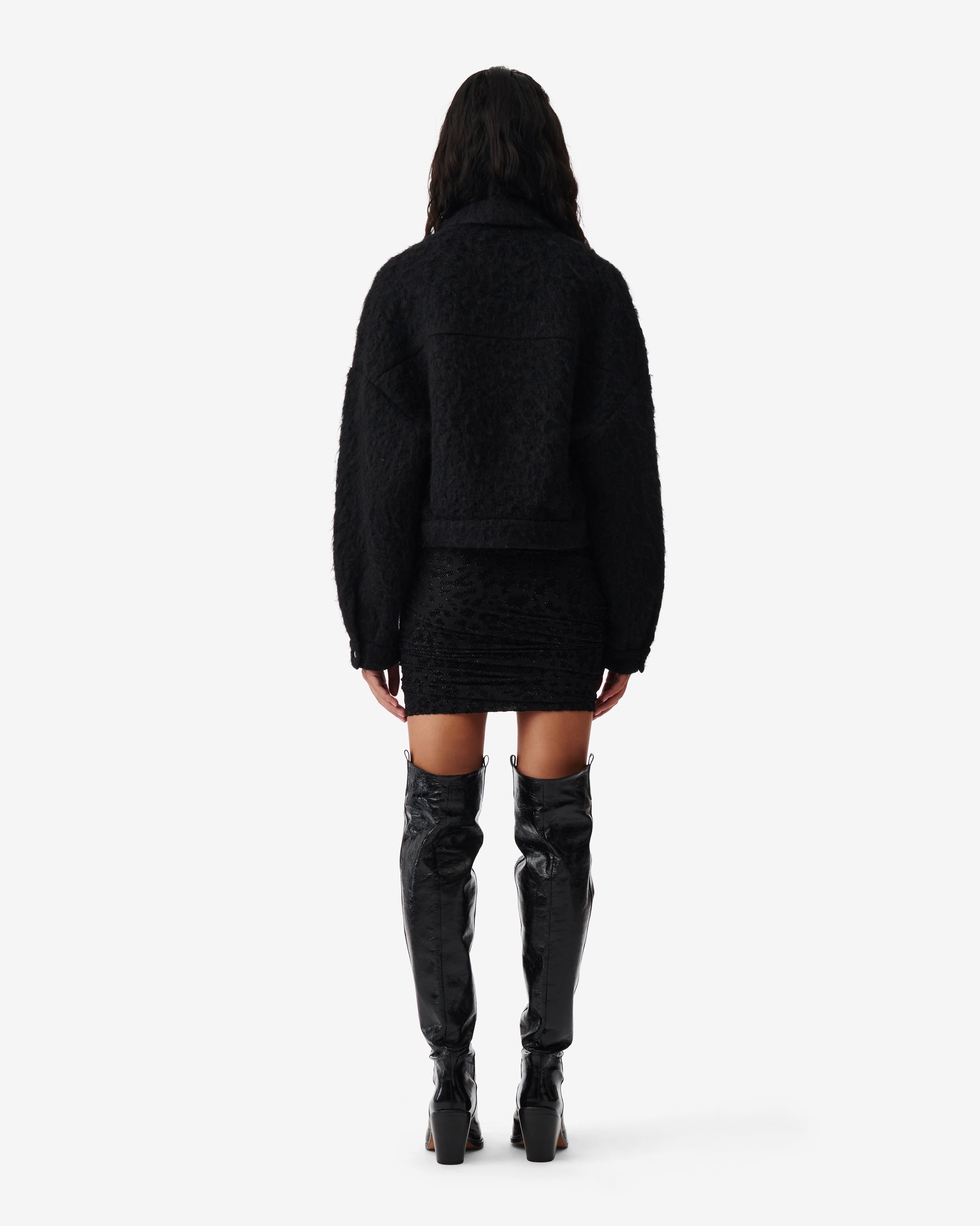 Domal wool jacket - Black
