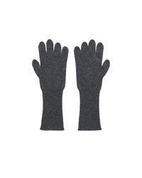 Shaki cashmere gloves - Light Grey