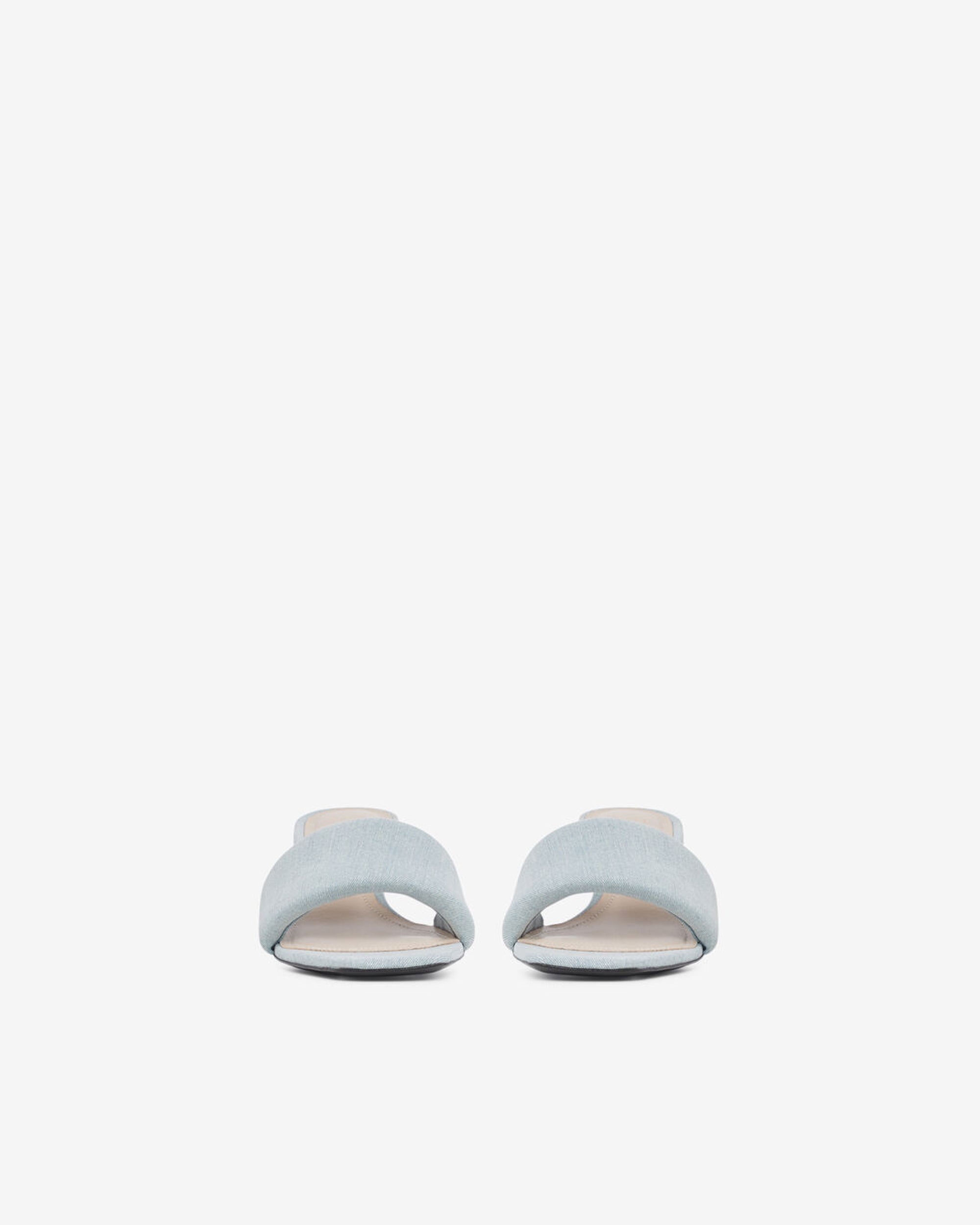 Lolanda 60 Mules - Light Denim