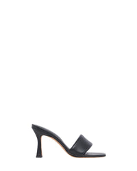Yolanda 95 mules in leather - Black