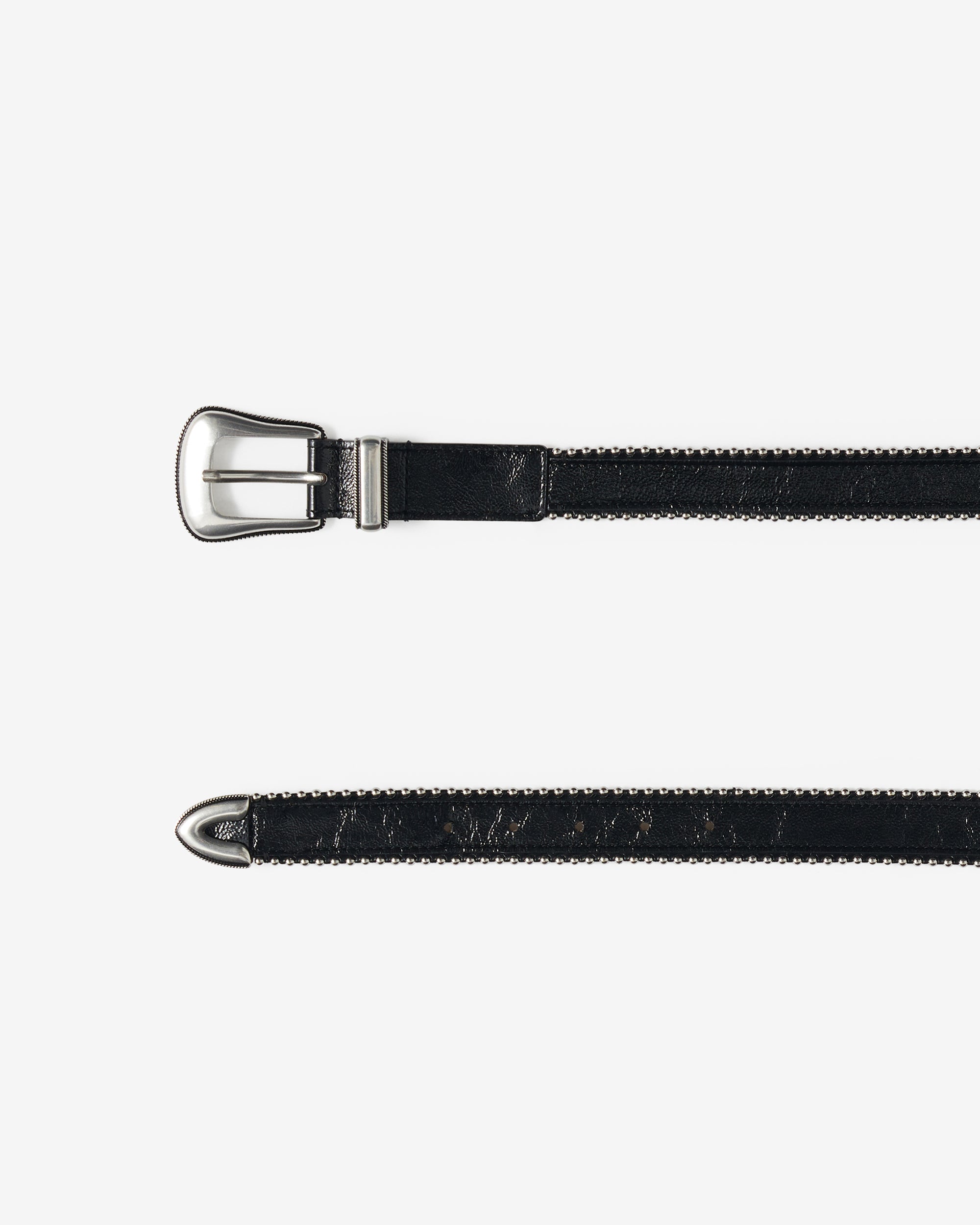 Dorsy Chain leather belt - Black