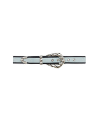 Embella Denim Belt - Black & Blue Denim