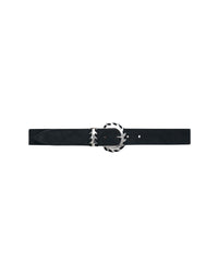Tressy Suede leather belt - Black
