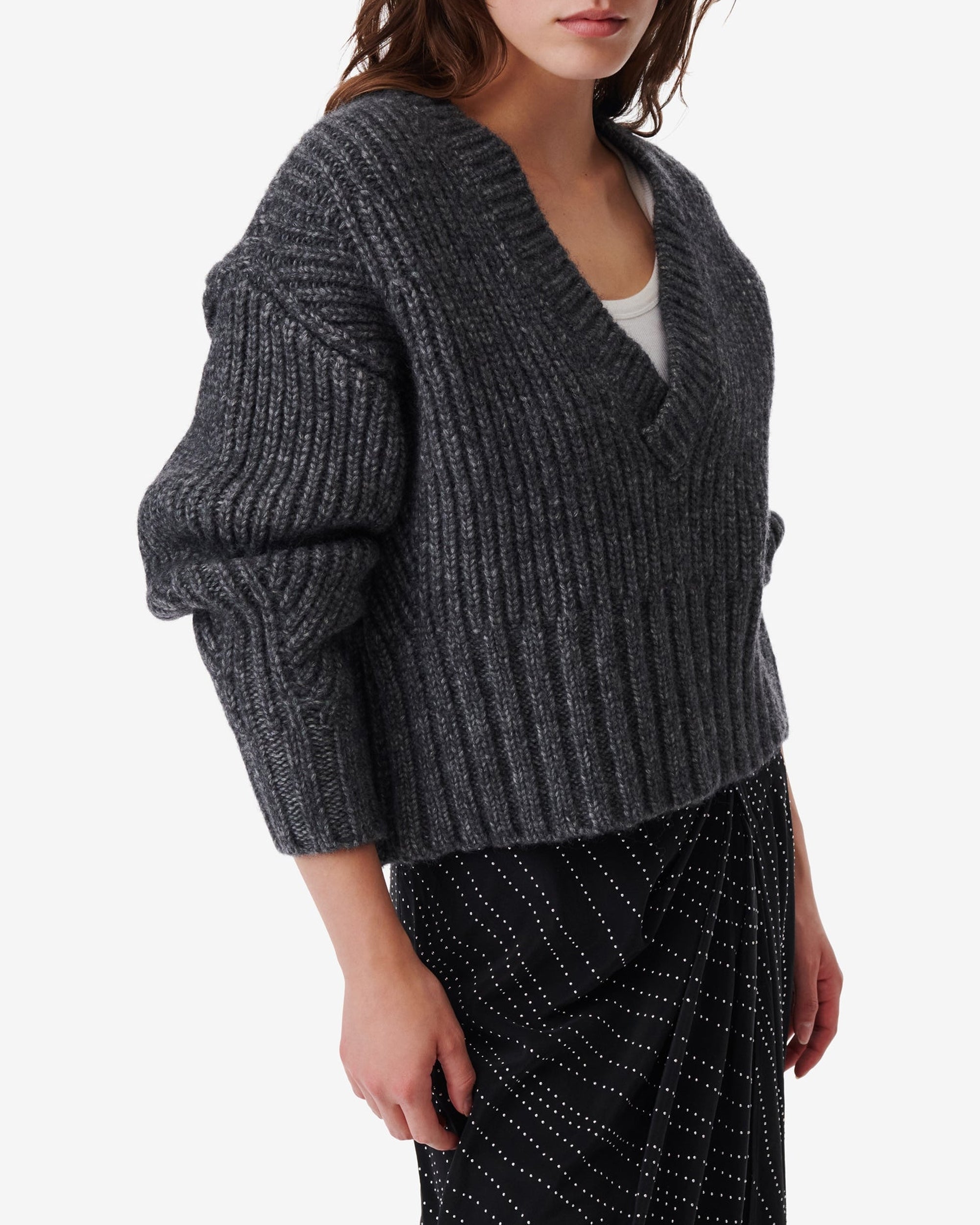 Ewenn alpaca jumper - Anthracite