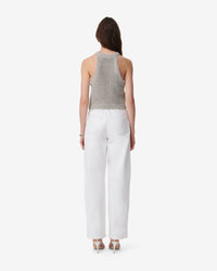 Firoza knitted sleeveless jumper - Grey & Black