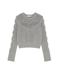 Fodie knitted jumper - Grey & Black