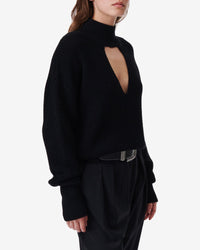Gaid wool jumper - Black