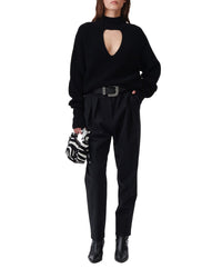 Gaid wool jumper - Black