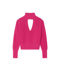 Gaid wool jumper - Fushia