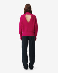 Gaid wool jumper - Fushia