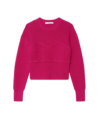 Gedeon jumper in wool - Fushia