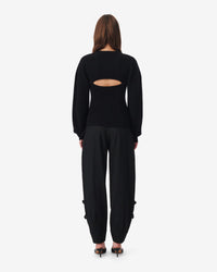 Idaya cashmere jumper - Black