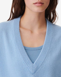 Izie cashmere jumper - Light Blue
