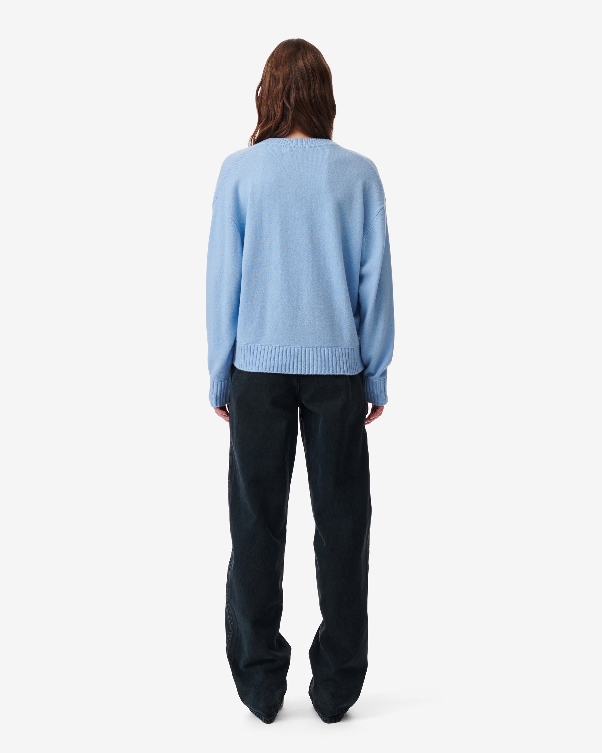 Izie cashmere jumper - Light Blue