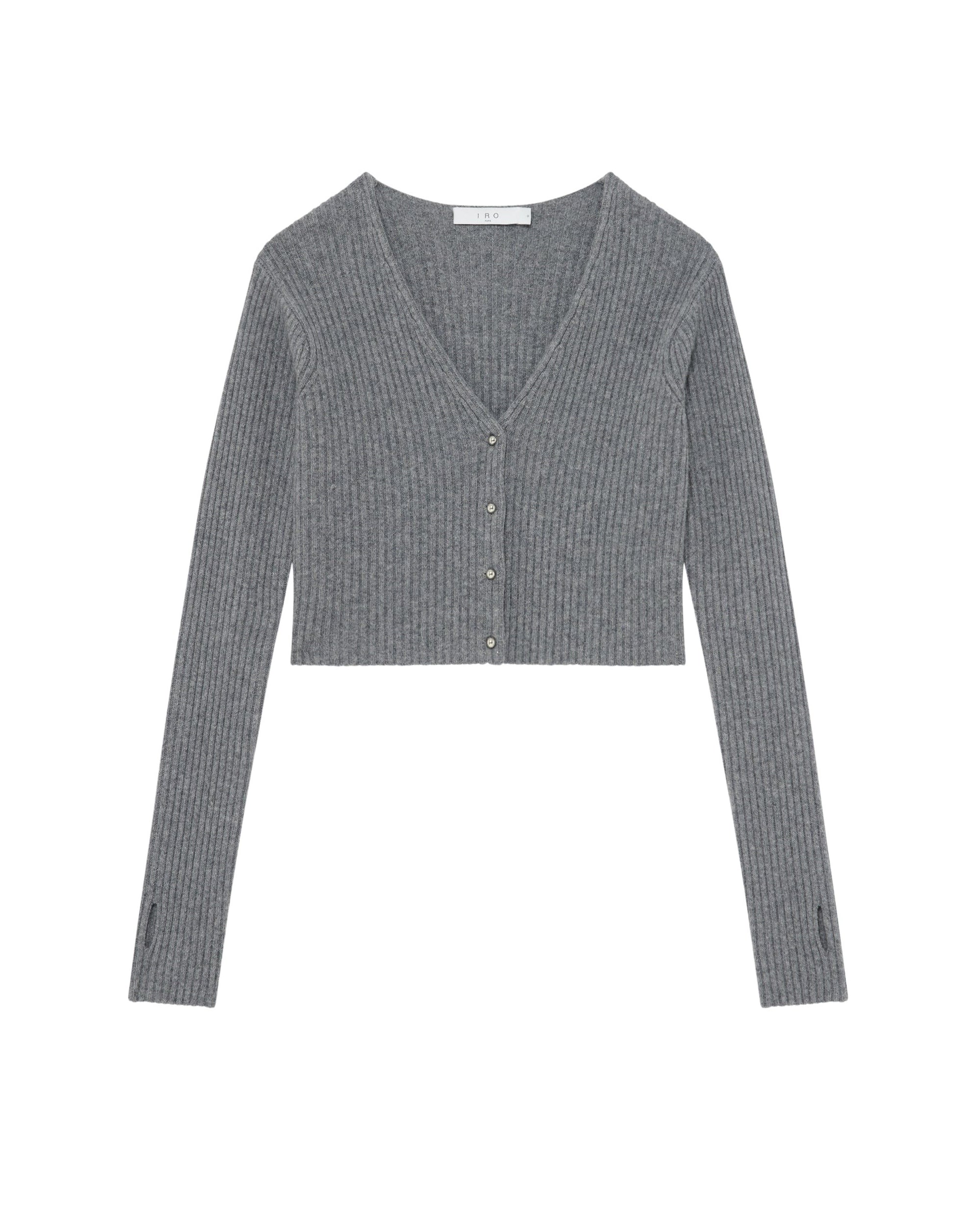 Keyra jumper in wool & cashmere - Anthracite