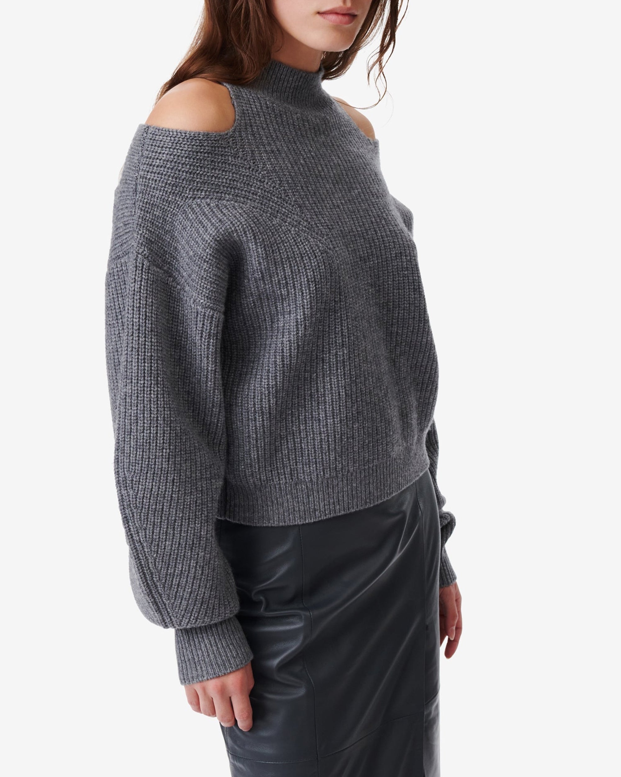 Kimiko wool jumper - Anthracite