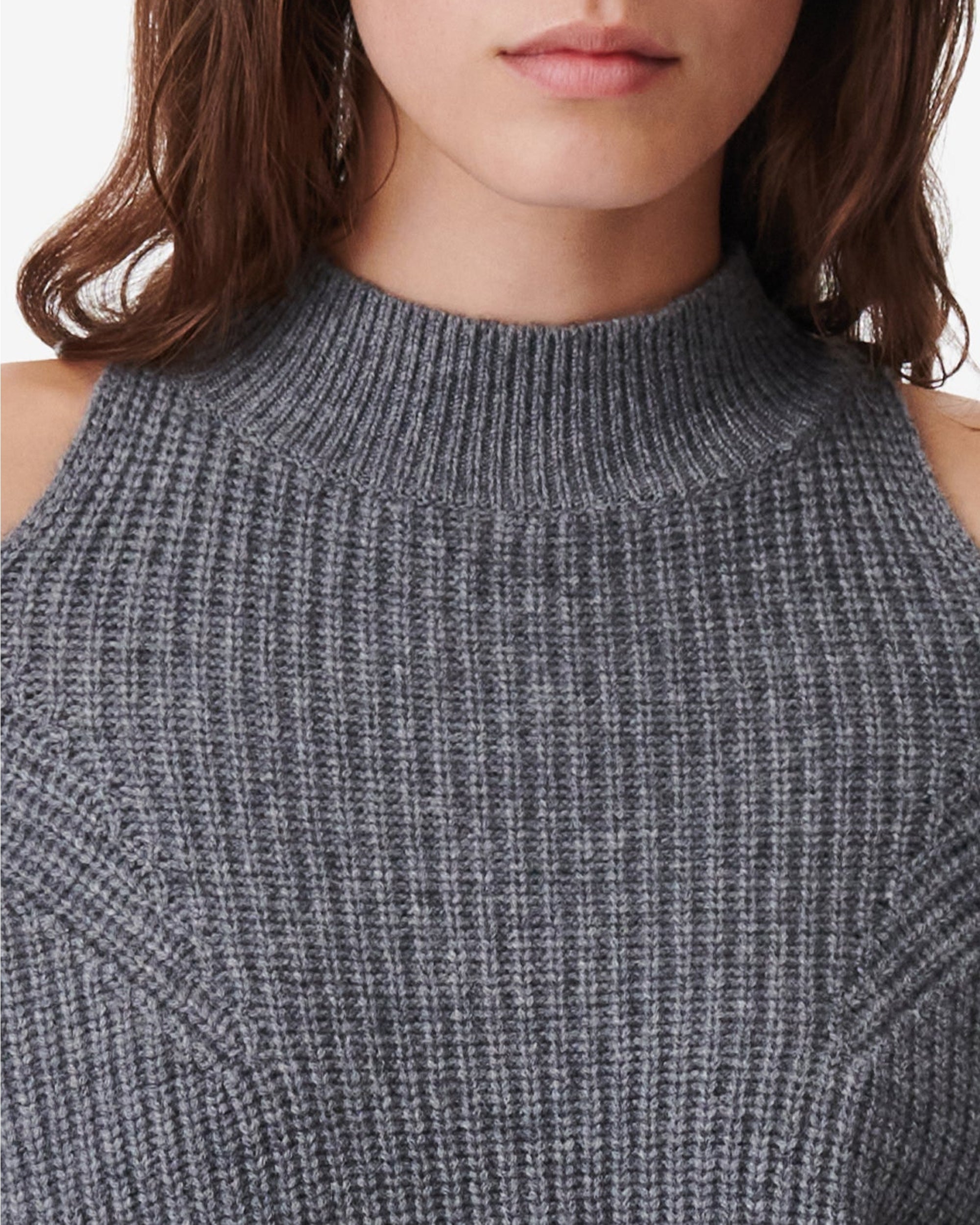Kimiko wool jumper - Anthracite