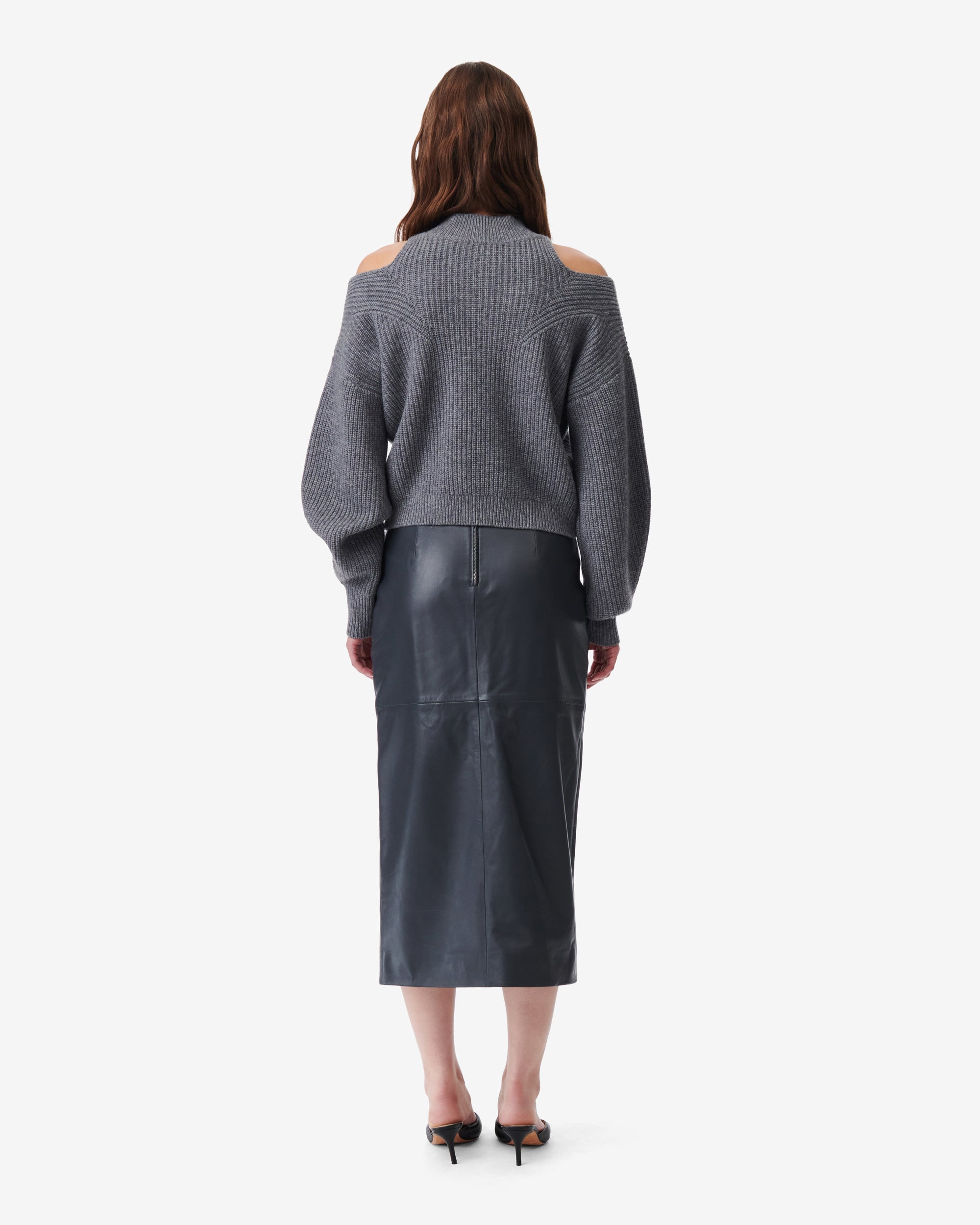 Kimiko wool jumper - Anthracite