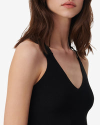 Takumi cross-over mesh top - Black