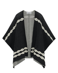 Wajdi wool blend jumper - Black & Ecru