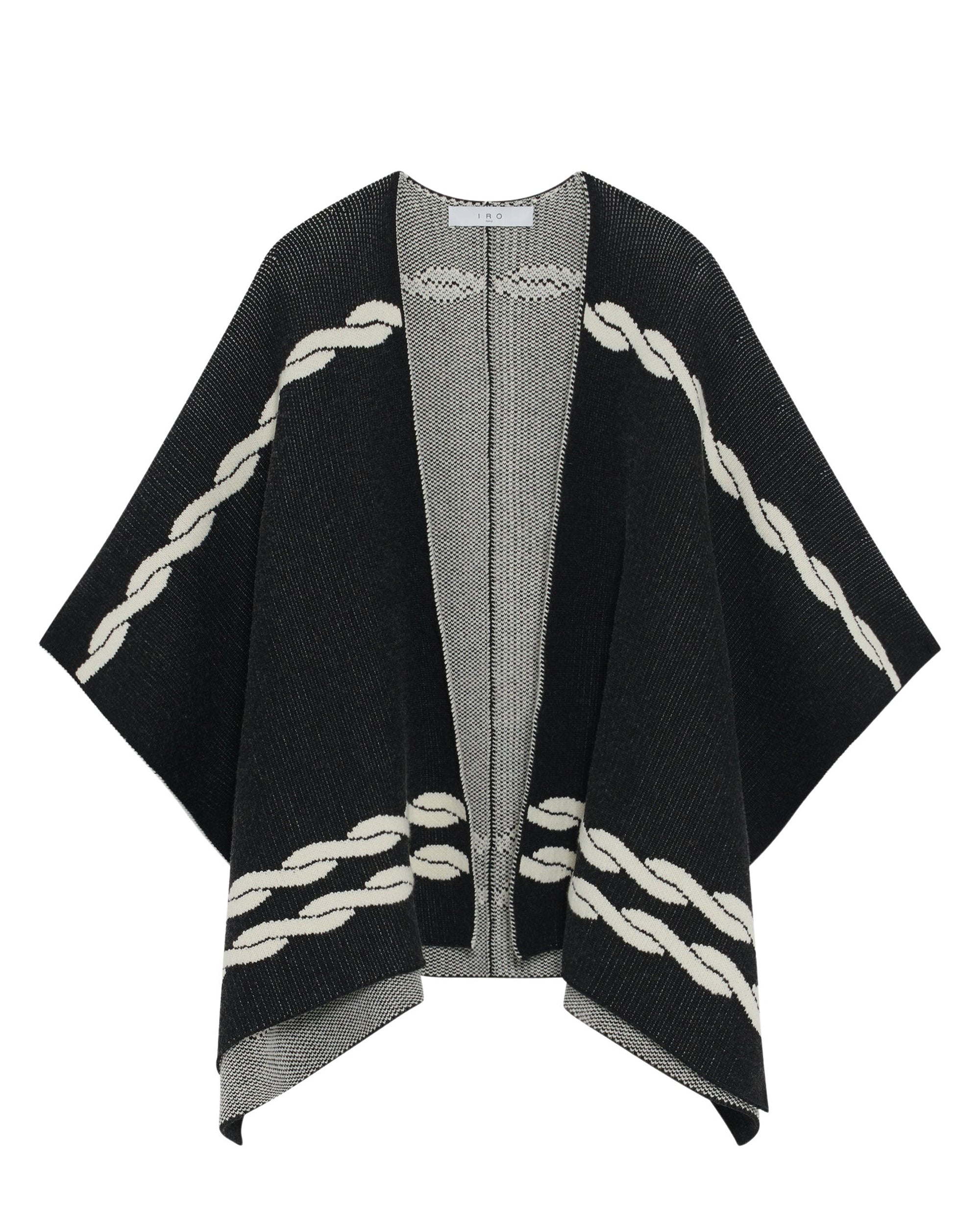 Wajdi wool blend jumper - Black & Ecru