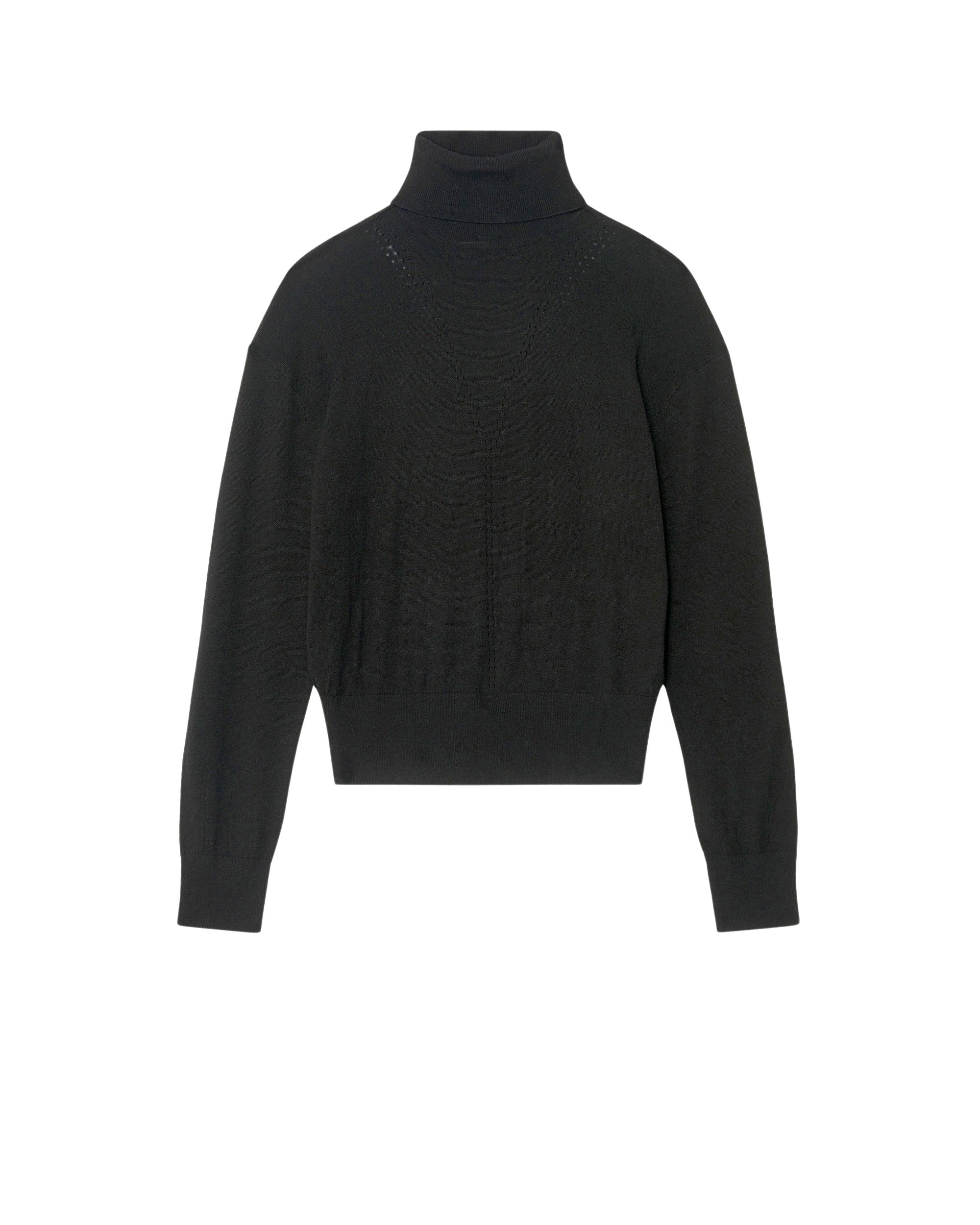 Zahyo wool jumper - Black