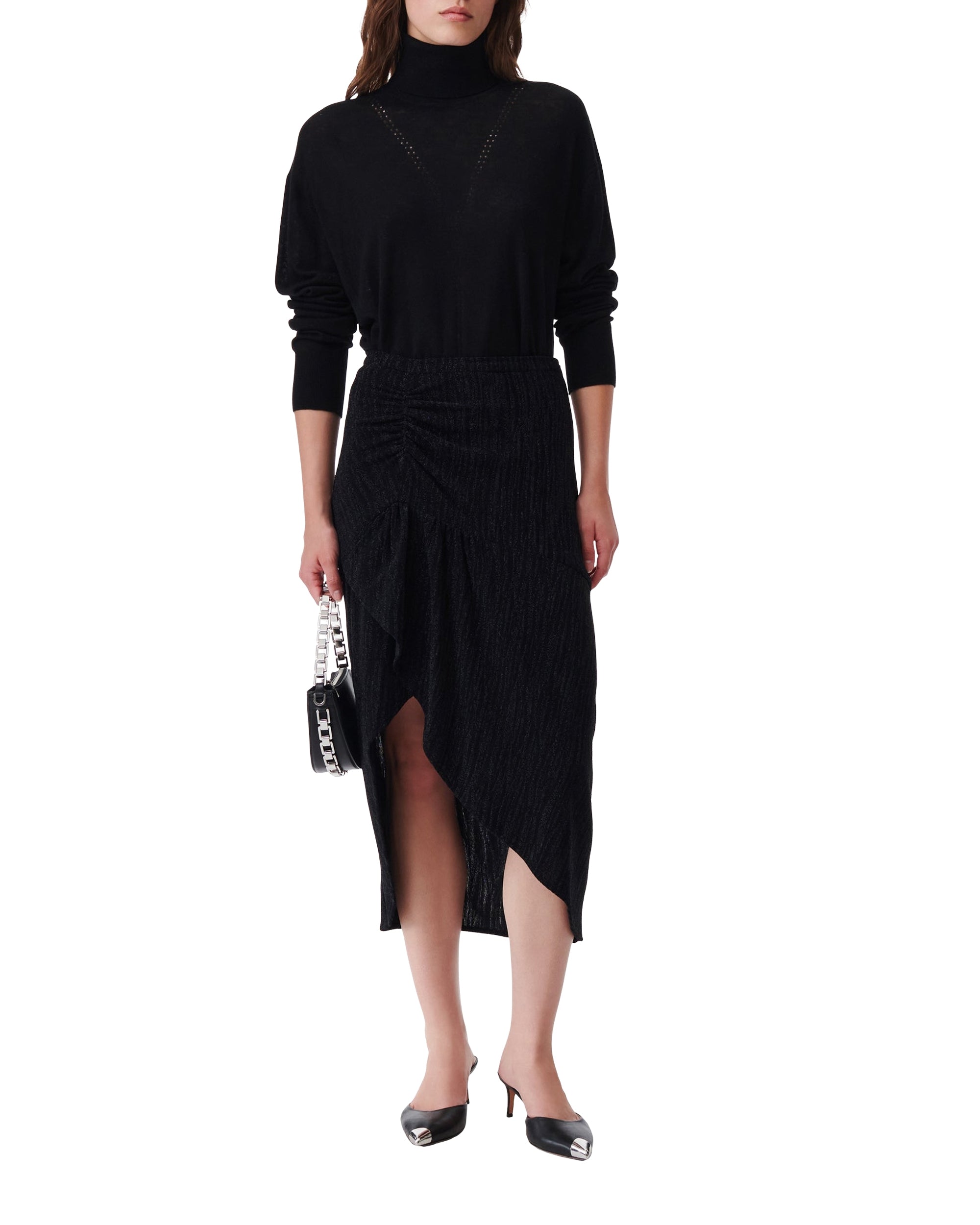 Zahyo wool jumper - Black