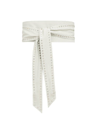 Neraday leather belt - Optical White