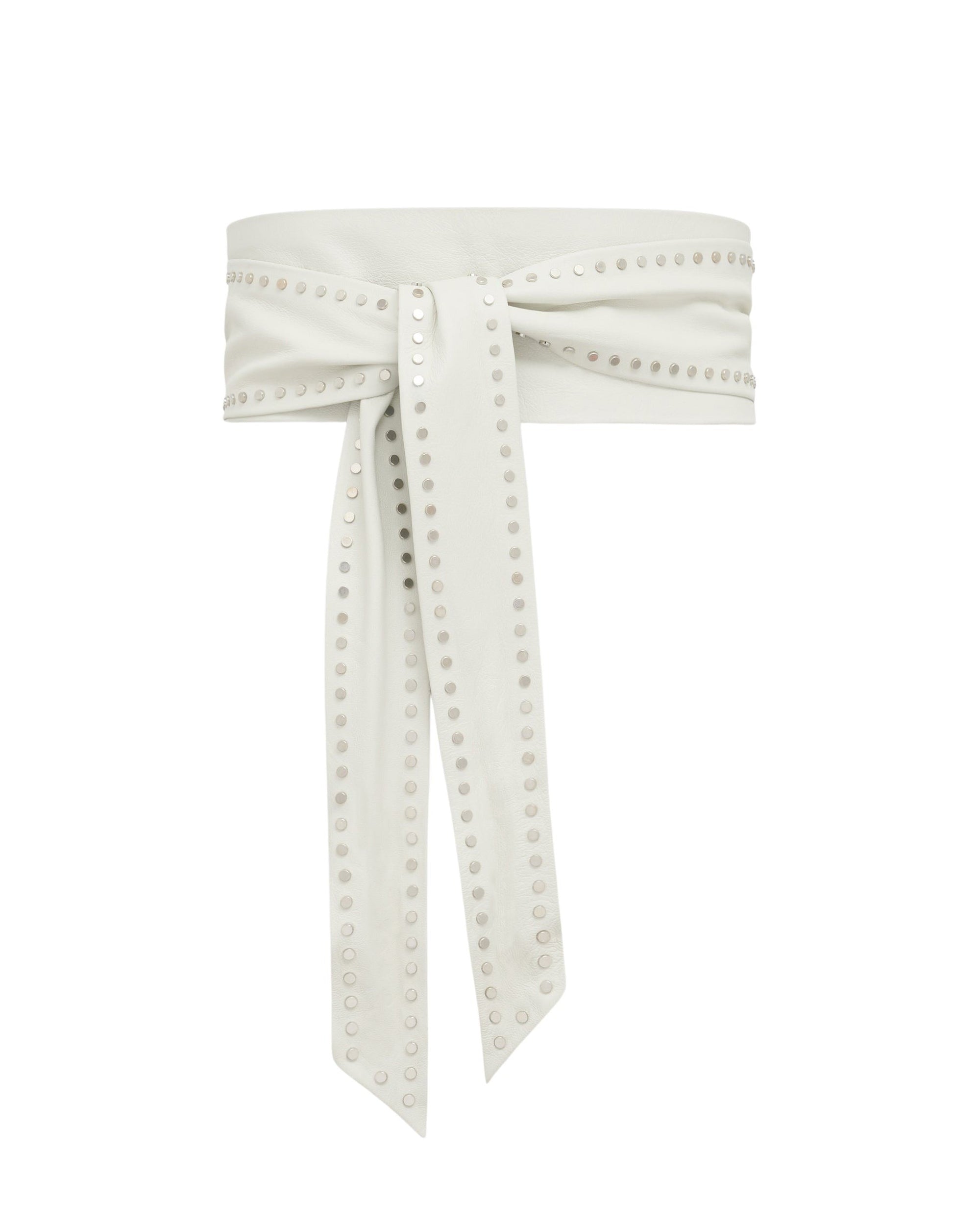 Neraday leather belt - Optical White