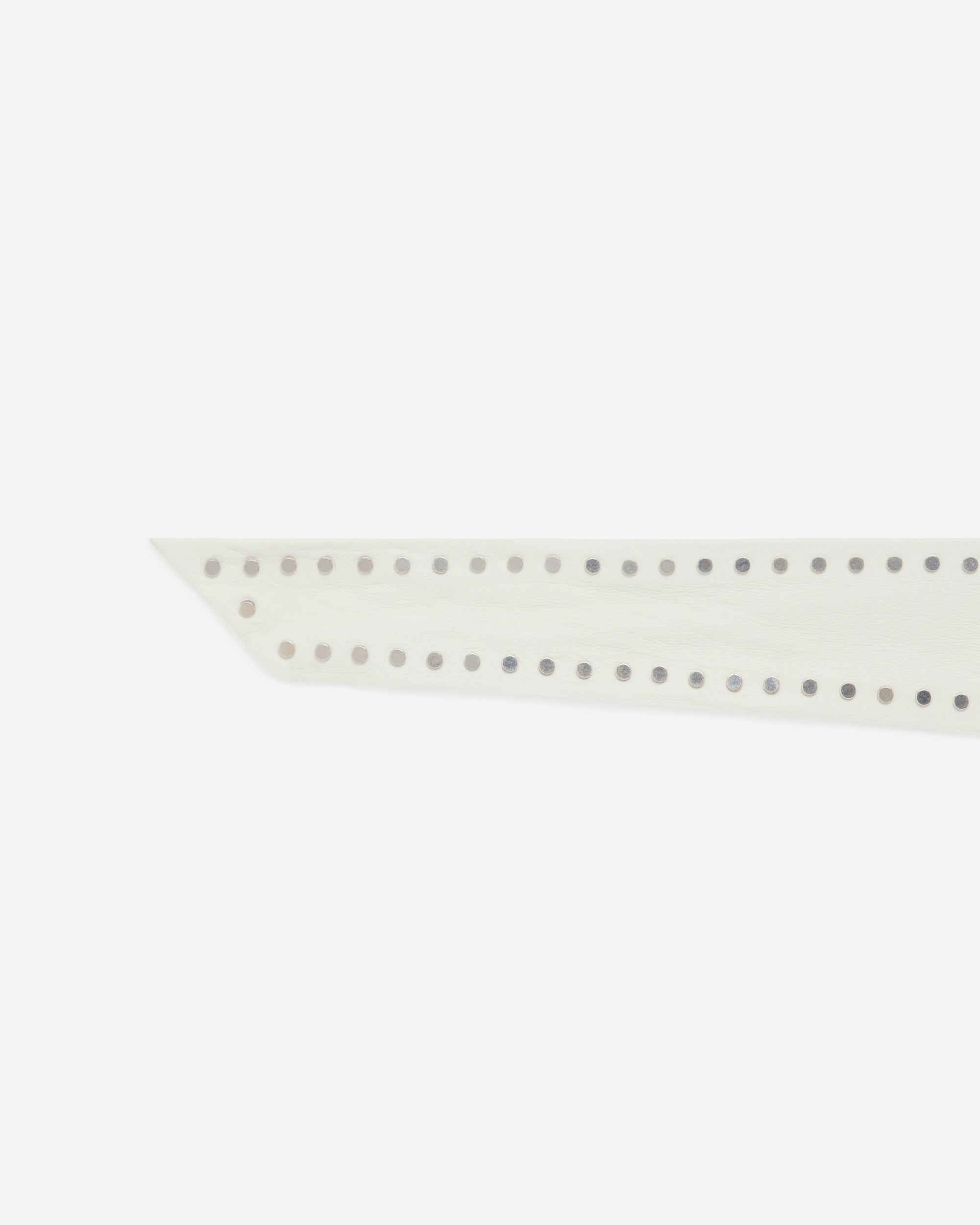 Neraday leather belt - Optical White