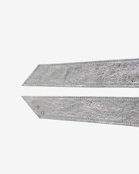 Obi Nera Silver leather belt - Silver