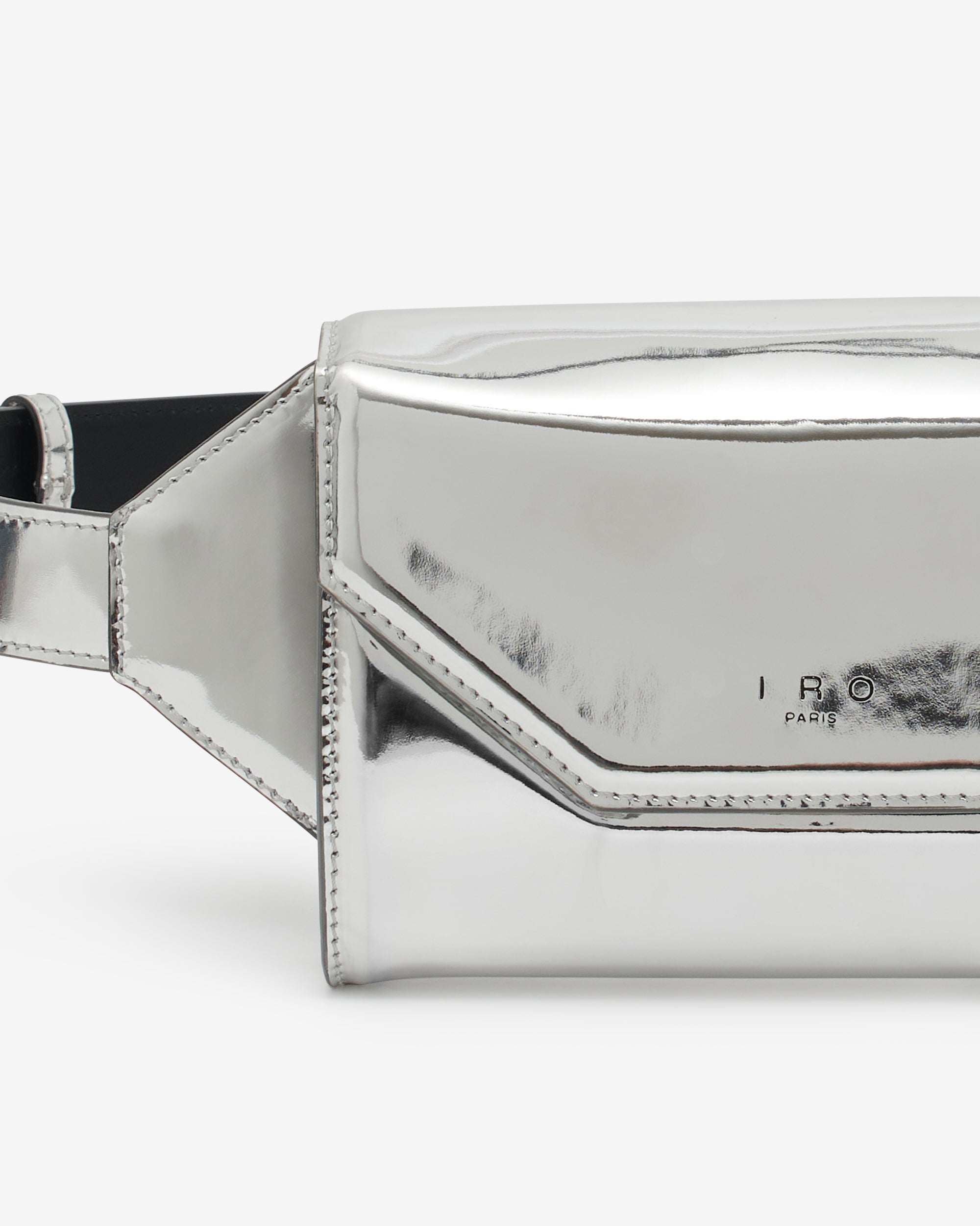 Horu Bumbag Mir leather belt bag - Silver Miror