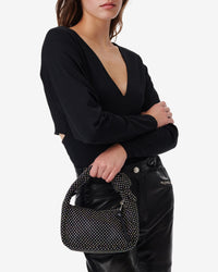 Sac Noue Bb Mesh St - Black & Strass