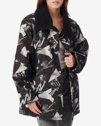 Corentin coat - Black & White
