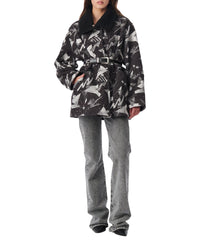 Corentin coat - Black & White