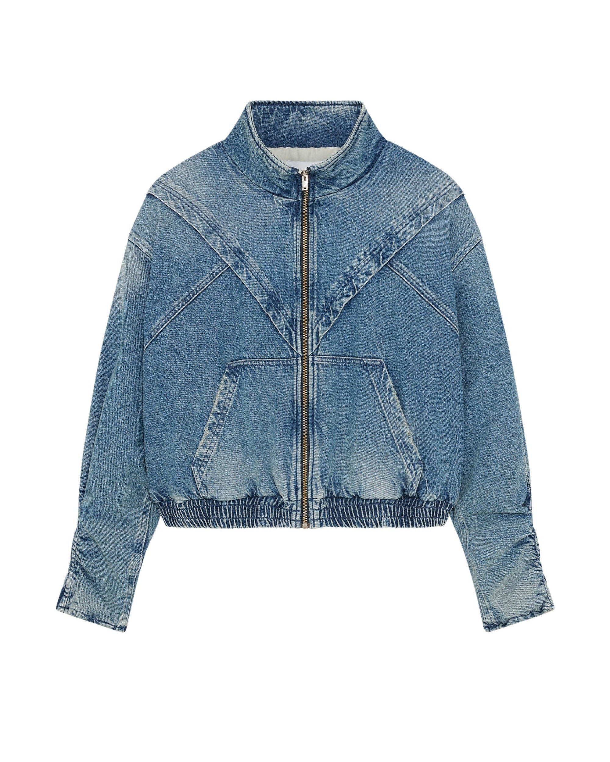 Sivra Jacket - Mid Blue Destroy