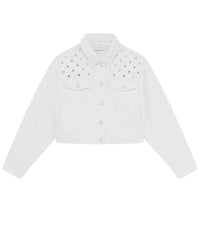 Ubaldo short jacket - Optical White