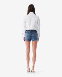 Ubaldo short jacket - Optical White