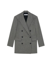 Vefira jacket in wool - Mixed Grey