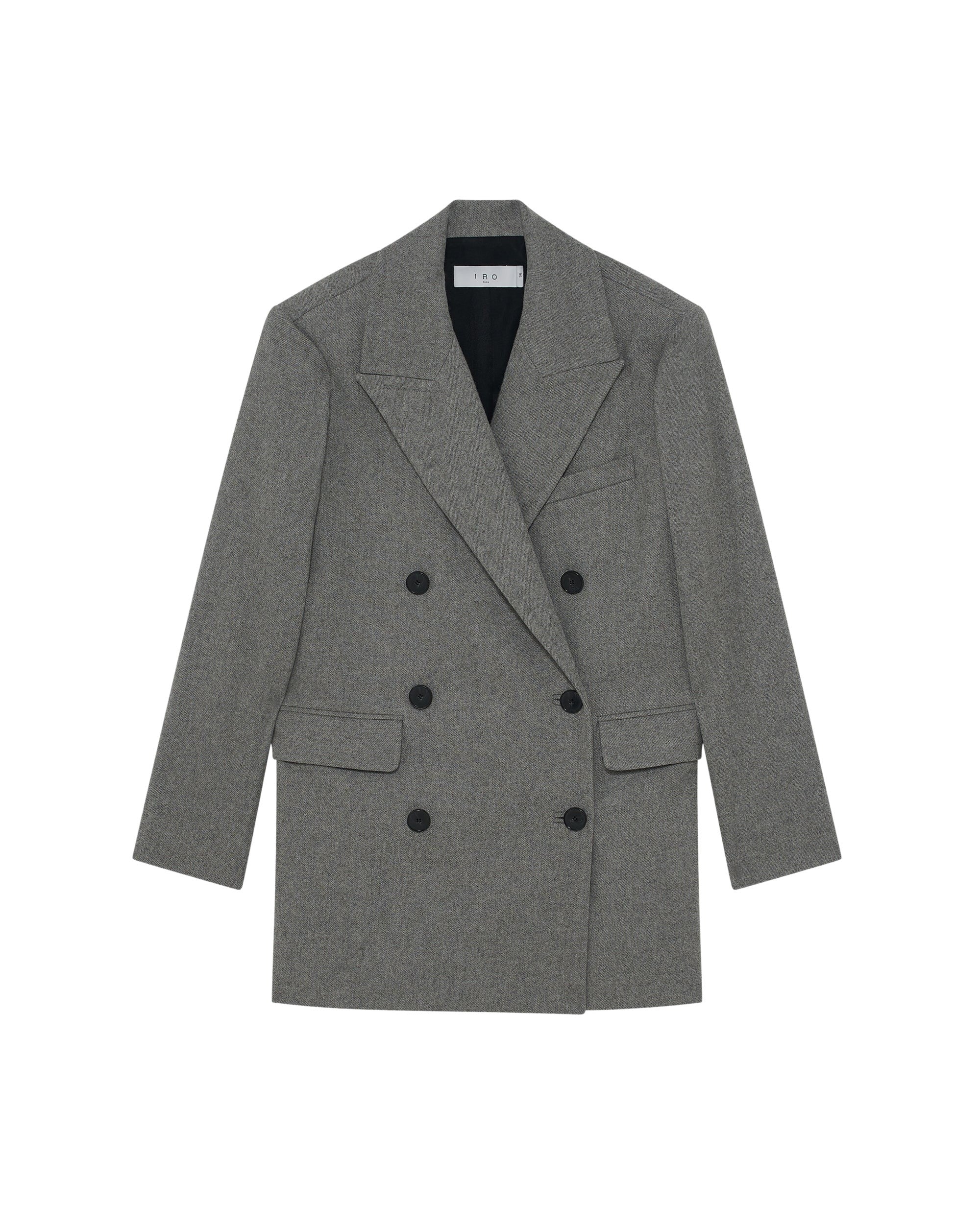 Vefira jacket in wool - Mixed Grey
