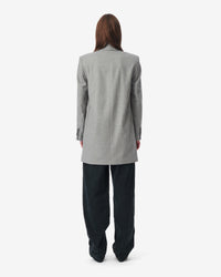 Vefira jacket in wool - Mixed Grey