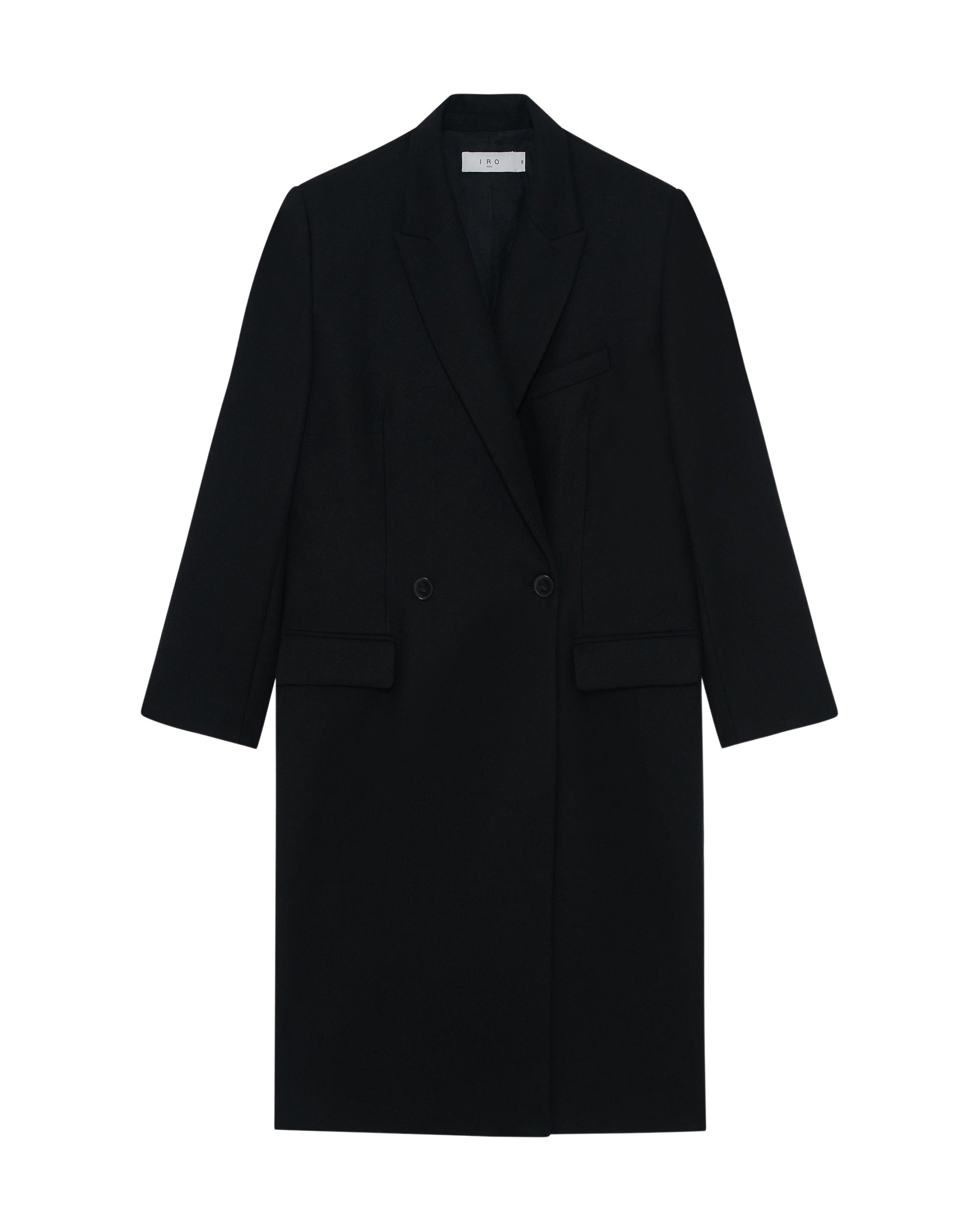 Vieni coat in wool - Black