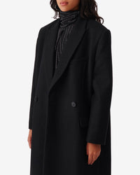Vieni coat in wool - Black