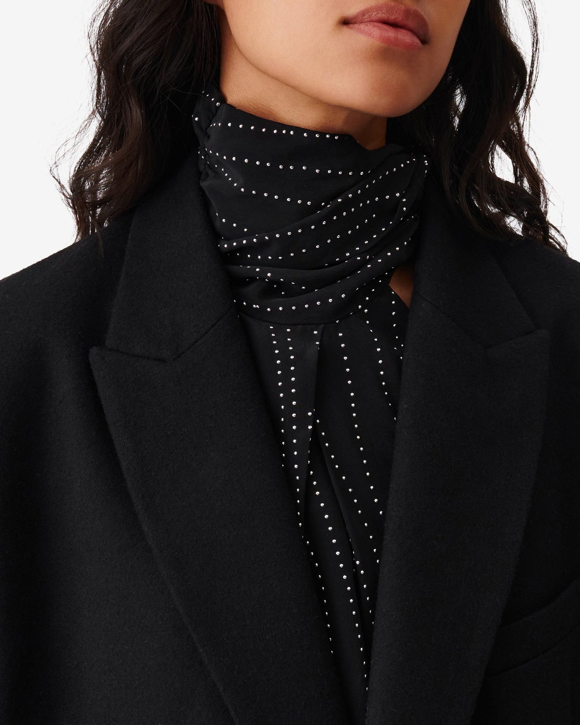 Vieni coat in wool - Black