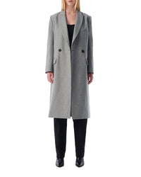 Vieni coat in wool - Mixed Grey