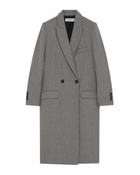 Vieni coat in wool - Mixed Grey