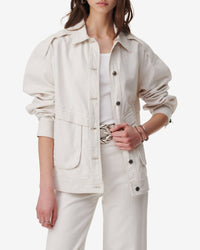 Zano jacket in denim - Beige & Natural White
