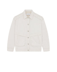 Zano jacket in denim - Beige & Natural White